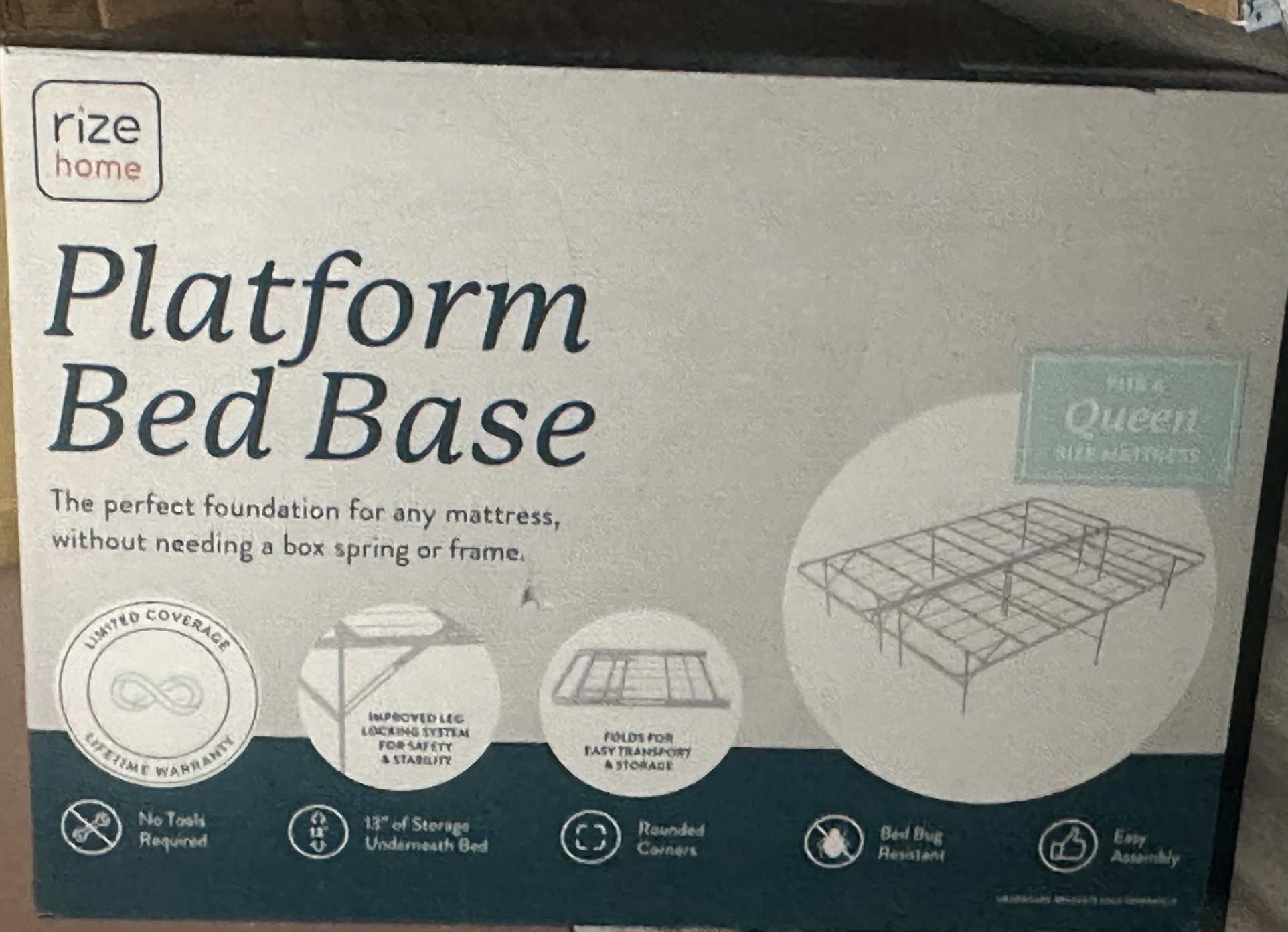 Platform Bed Base Metal