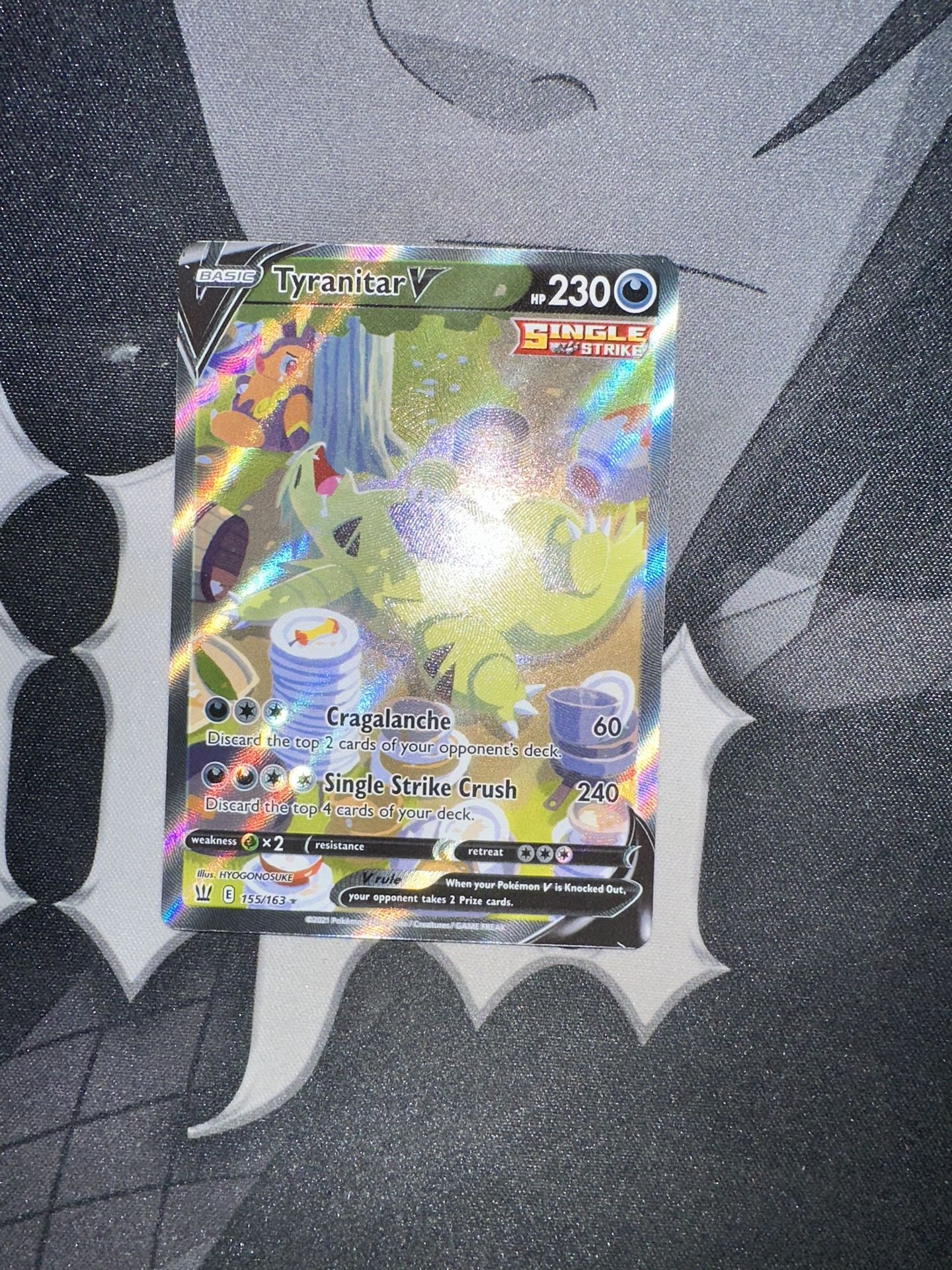 Pokemon Tyranitar  V (alt Art) Battle Styles 155/163