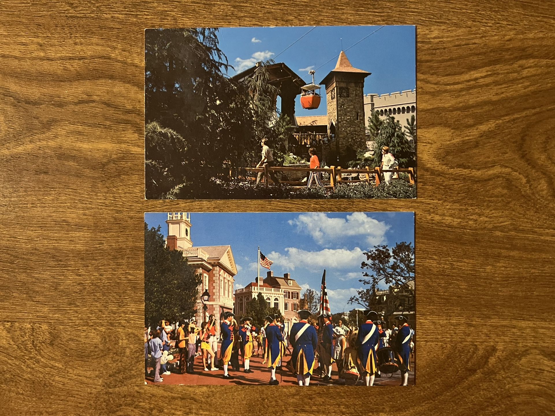 Vintage Disney World unposted postcards