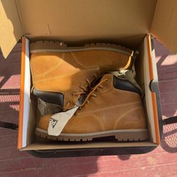 Timberland Pro Steel Toes. 