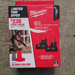 Milwaukee M12 12v Lithium-ion Extended Capacity Battery Pack 6.0ah 