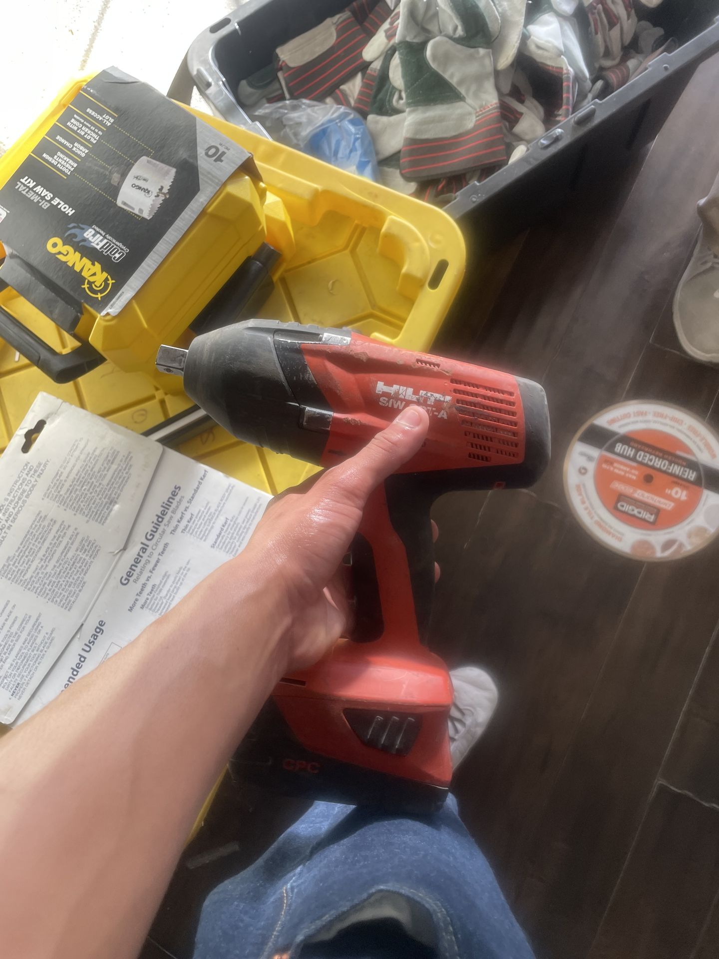 Hilti SIW 22T-A 22-Volt Lithium-Ion Cordless 1/2 in. Impact Wrench