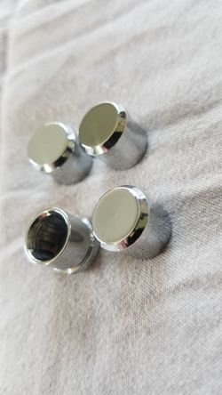 Chrome Metal Wheel Air Caps 