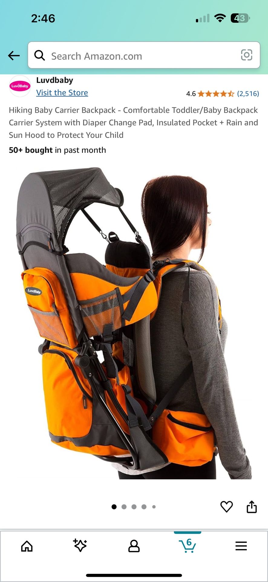 Brand new Hiking Baby Carrier