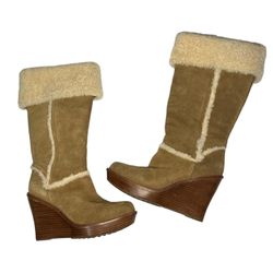 UGG Wedge Tall Boots Women’s Size 8