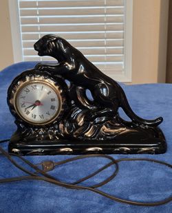 Clock Panther 1950's