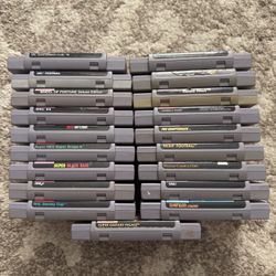 Super Nintendo Games 5 Each