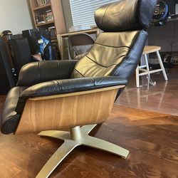 Scandinavian Designs ANSELMO LEATHER RECLINER Chair