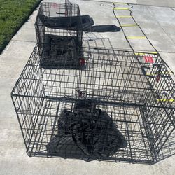 Dog Cages With Covers Excellent Shape