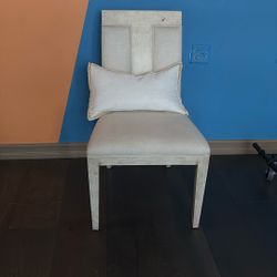 Modern Upholstered Accent Chair with Pillow (2 count)