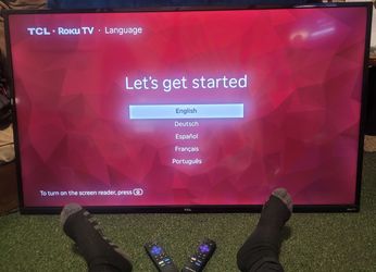 50 inch tlc roku smart tv