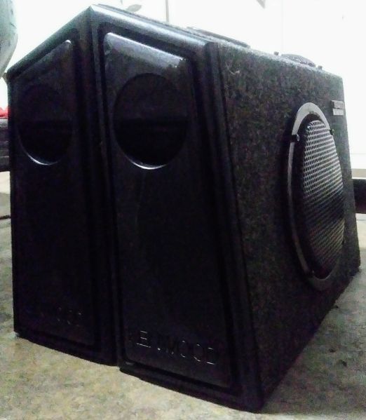 Two Boxes With Kenwood 8" Subs & Tweeters