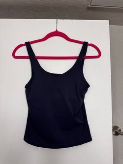 Carbon86 Navy V-Neck Tank Top