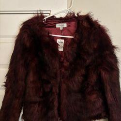 $20 New Faux Fur Jacket NOT FREE