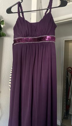 Purple dress with sequins detail SIZE 4