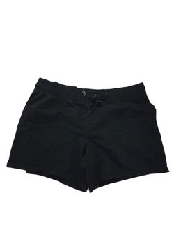 Merona black high rise athletic shorts, L. EUC.