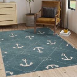 8/10 Outdoor Indoor Sailor Theme Kids Rug Carpet 