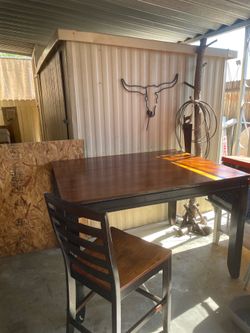 Dining room table and chairs