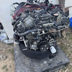 2018-2020 Lexus Ls500 rear wheel drive engine core and turbos V35A-FTS