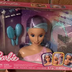 Barbie Fairytale Styling Head Mattel 20 Pieces New