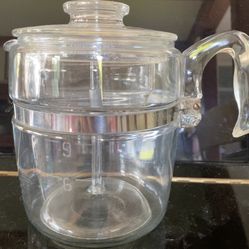 Pyrex Glass Percolator - 9 cups 