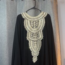 Free size Black Kaftan