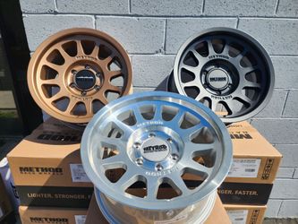 New 17" Method Racing off road wheels rims MR703 6x139.7mm 0mm CHEVY GMC Toyota NISSAN