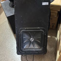  Car Audio Single 12” Squared Kicker L7 In Car Box