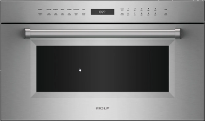 Wolf SPO30PM/S/PH M Series 30" Built-In Speed Oven w/ Professional Handle