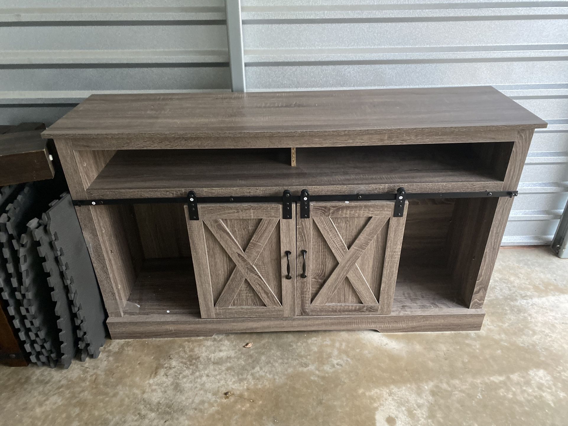 Barn Door Tv Stand