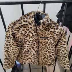 MOVING SALE leopard kids girls hoodie