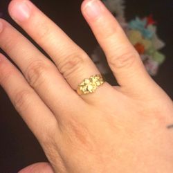 Gold Nugget Ring