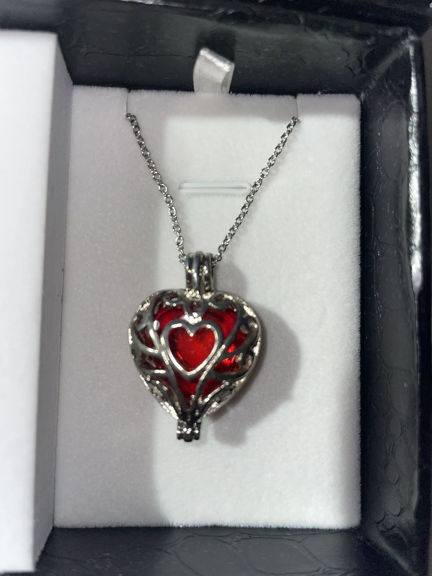 Vintage Interchangeable Heart Locket 5 Colors