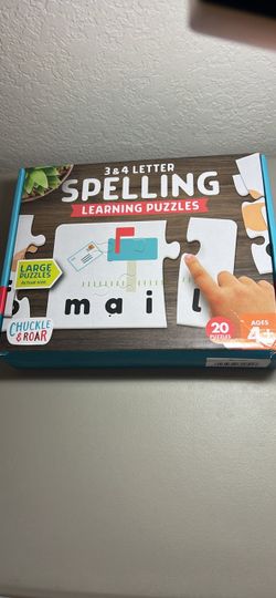 Chuckle & Roar Spelling Learning Puzzles