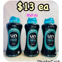Downy Laundry Scent Beads, Unstopables In-Wash Scent Booster, Fresh Scent, 24oz