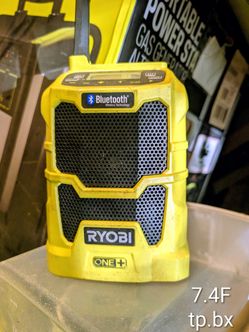 Ryobi 18 volt Bluetooth radio