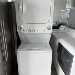 High Efficiency GE Stackable Washer & Dryer Electric Combo 