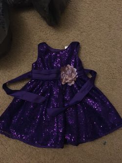 2T purple dress