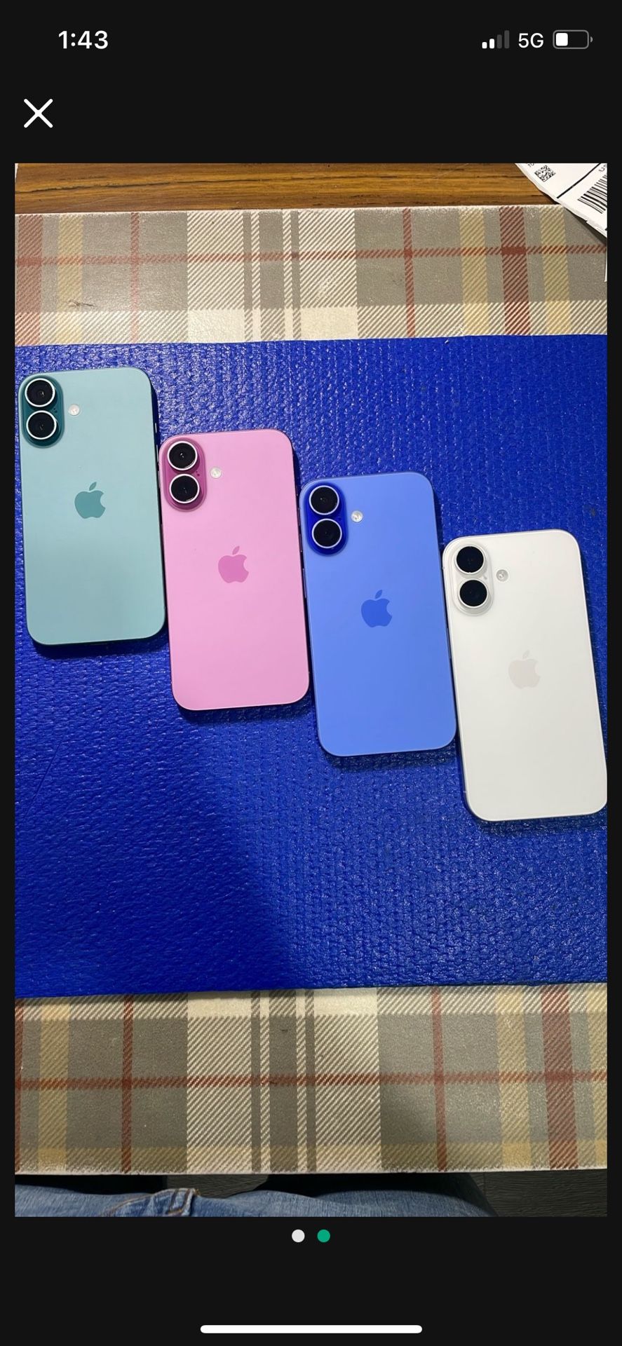 Iphone 16 128gb Unlocked 100% Battery