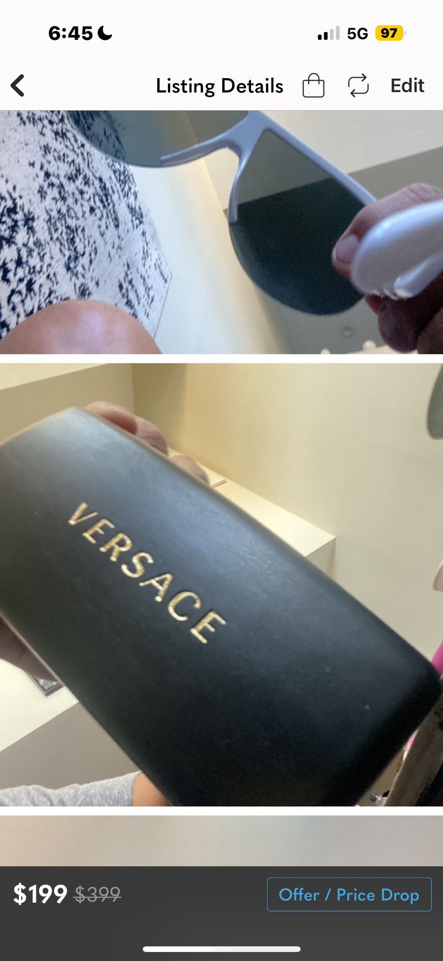 Versace New Sunglasses 