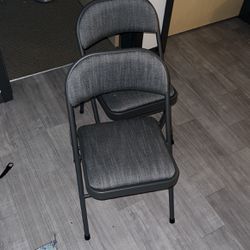 Two Foldable Chairs For $15