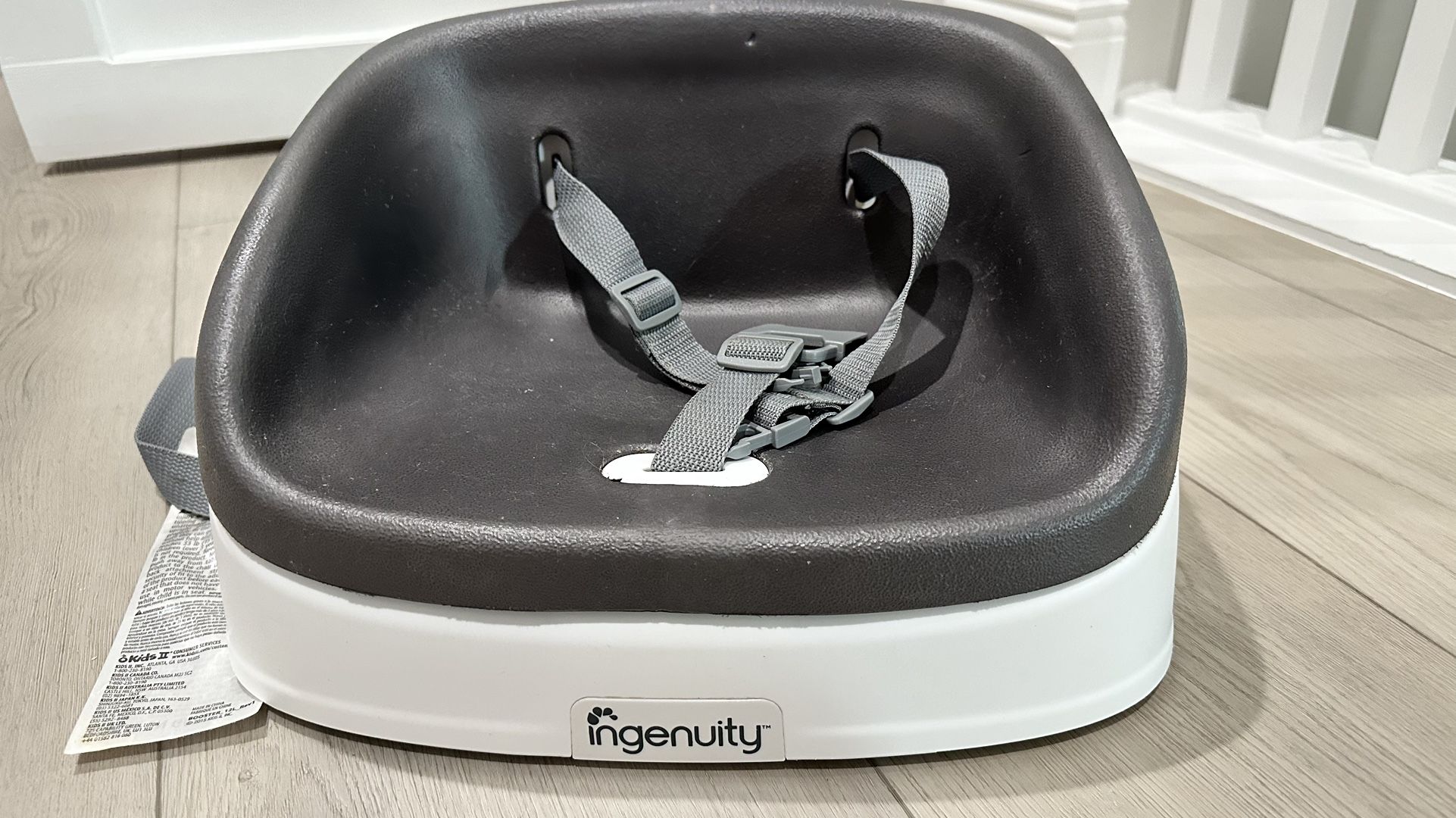 Ingenuity SmartClean Toddler Booster Seat - Slate