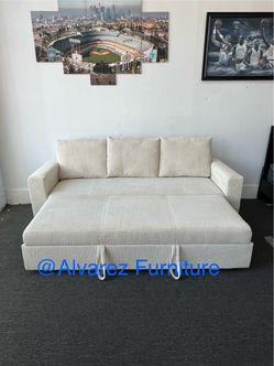 Corduroy sofa bed