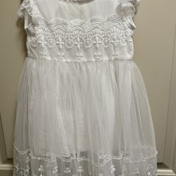 White Toddler Dress