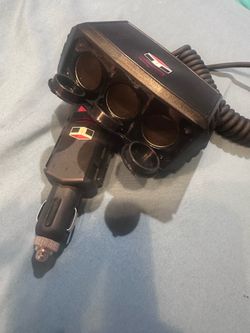 Multiple car charger plugs 3 with usb