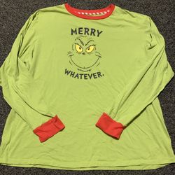 The Grinch mens size 3X (54/56) shirt - gently used 