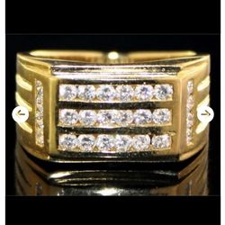 Men’s one carat diamond ring