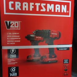Brand New Craftsman Impact & Drill 2 Batteries And Charger