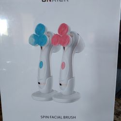 CNaier AE-878 USB Rechargeable Silicone Electric Facial Cleansing System  - Blue