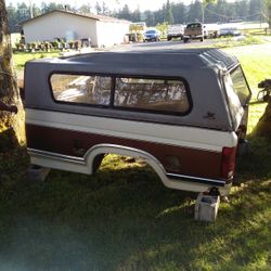 86 ford F250 Long bed and camper
